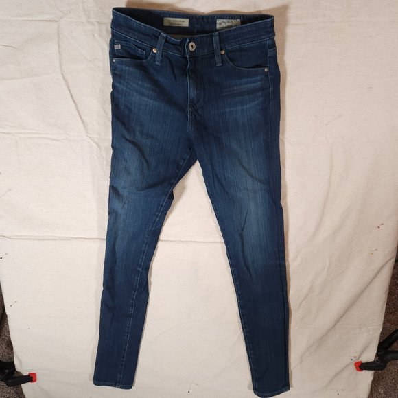 Adriano Goldschmied Blue Jeans Womens Size 25R Farrah High Rise Skinny - Picture 1 of 15